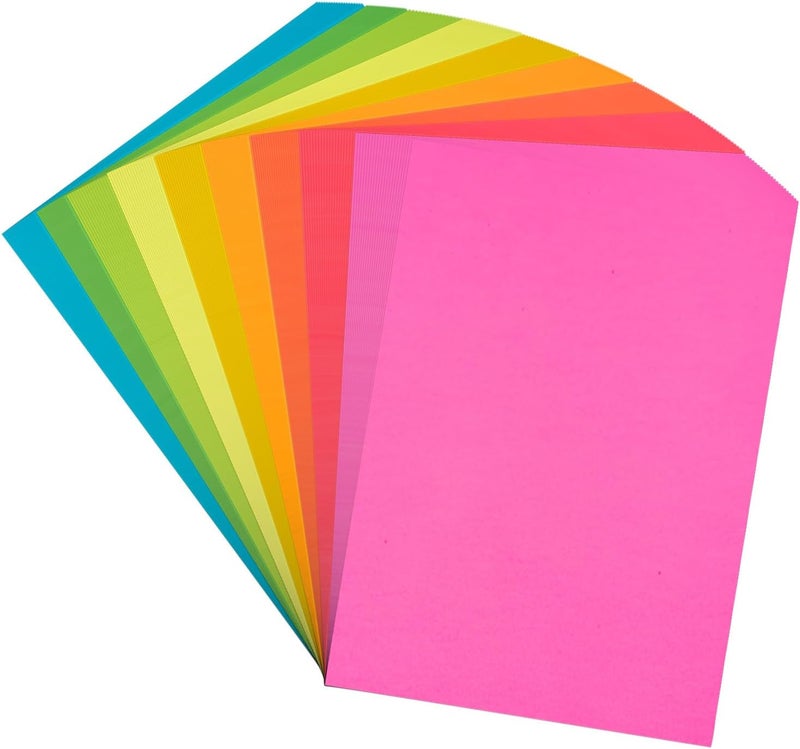 Magecubiku Colored Print&Copy Paper 8.5x11 Inches,180 Sheets 6 Colors Pastel A4 Printer Paper 20 lb/90GSM Colored Multipurpose Computer Pastel Paper for Office Printer School Cutting DIY Kids - Image 1